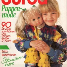 Журнал Burda Special мода для кукол с выкройками 1988 года. Журнал Burda Special мода для кукол с выкройками 1988 года.