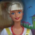 Куколка Барби/Barbie Sidewalk Chalk 1997 года выпуска.
