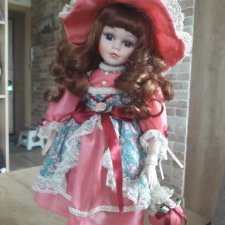 Фарфоровая кукла Ремеко, снижение цены было2500