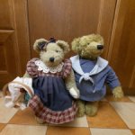 Винтажные немецкие мишки. Лот.