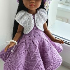 Нежный комплект для кукол Paola Reina и им подобных, на рост 32-34 см Нежный комплект для кукол Paola Reina и им подобных, на рост 32-34 см
