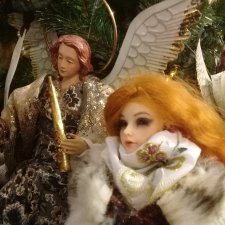Аделина в ГУМе или куклы тоже любят ёлки