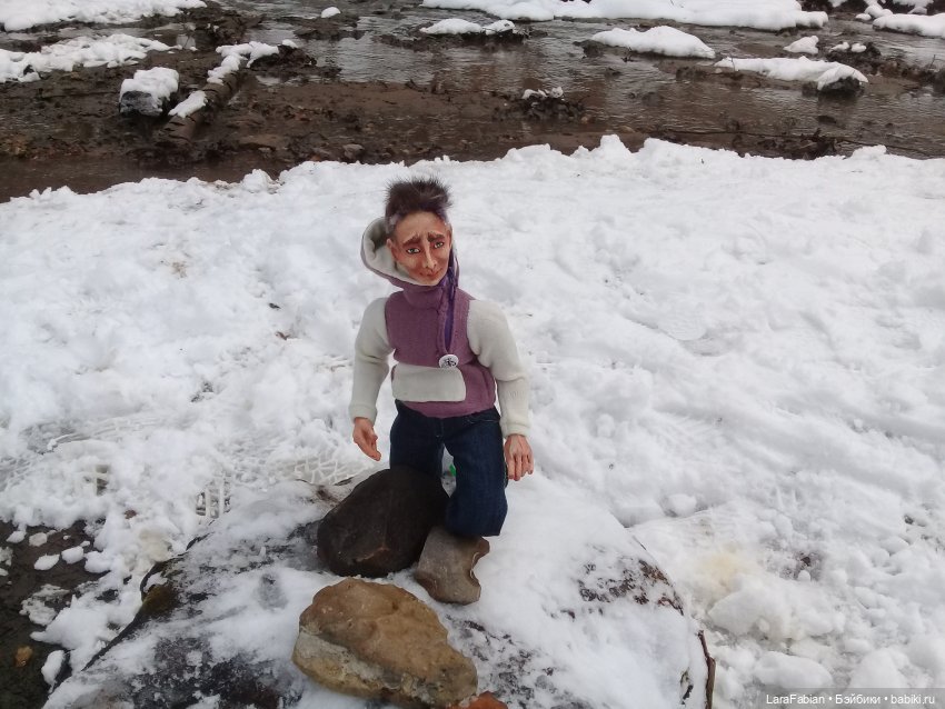 Снежная прогулка Перланты