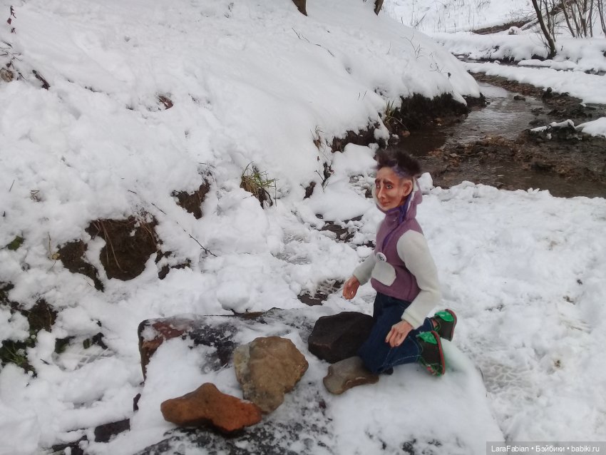 Снежная прогулка Перланты