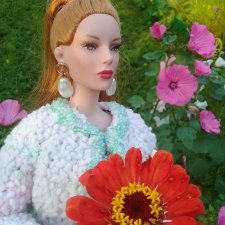 В осеннем саду