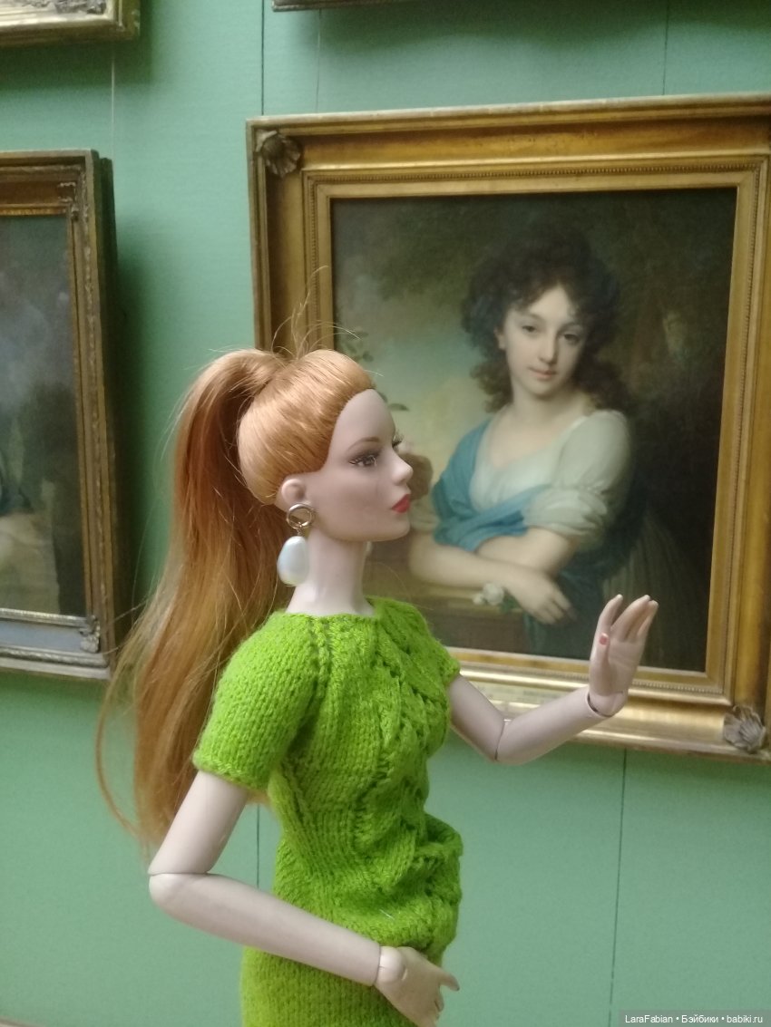 Третьяковская галерея - куклы тоже любят экскурсии