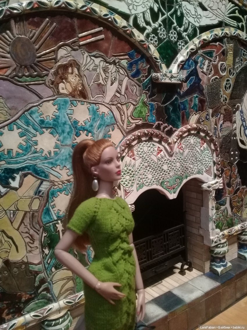 Третьяковская галерея - куклы тоже любят экскурсии часть 2. Зал Врубеля (фото 5)