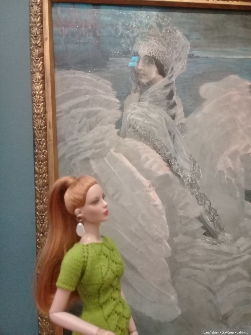 Третьяковская галерея - куклы тоже любят экскурсии часть 2. Зал Врубеля (фото 4)