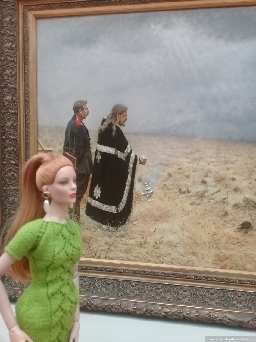 Третьяковская галерея - куклы тоже любят экскурсии часть 3. Залы Васнецова и Сурикова