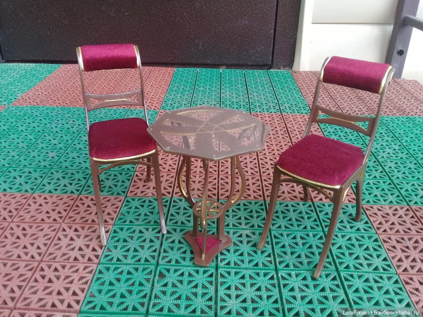 Подарок в стиле ампир — Мебель для кукол и домиков: фото