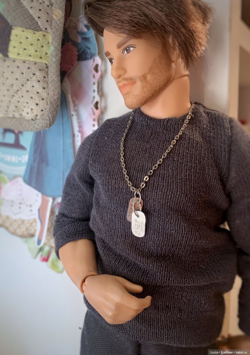 Как легко сделать армейские жетоны для Кена (фото 9)