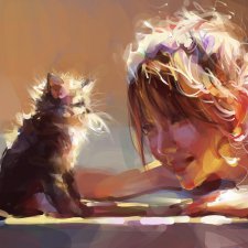 Девушки и кошки