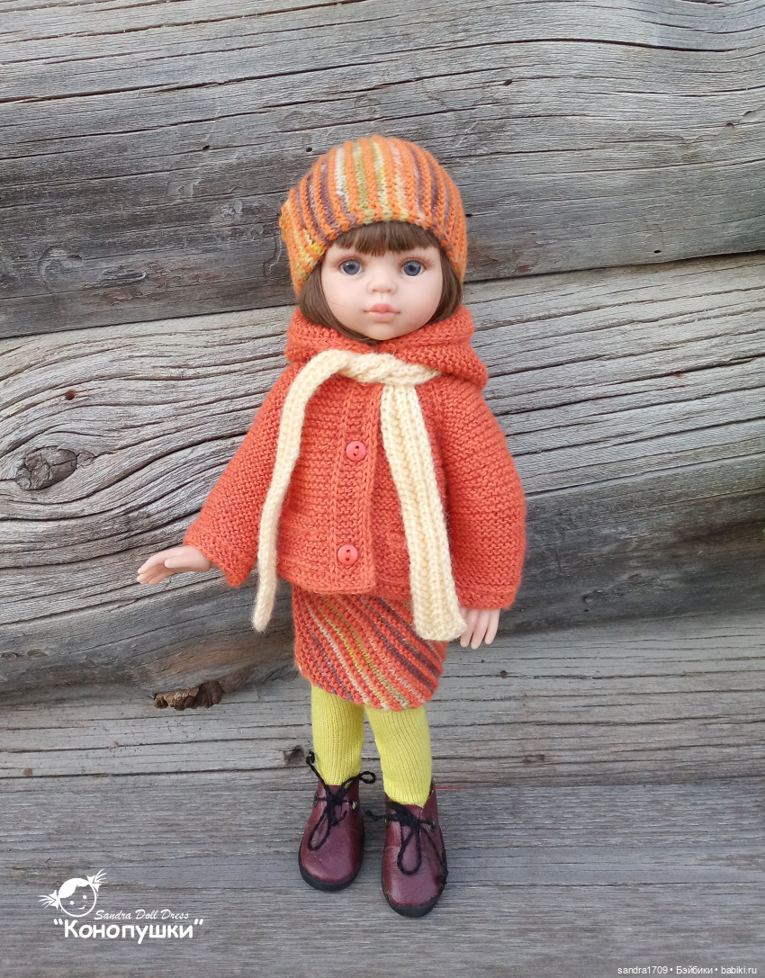 Я вязала осень | Бэйбики Я вязала осень — Одежда и обувь для кукол своими руками: фото (фото 3)