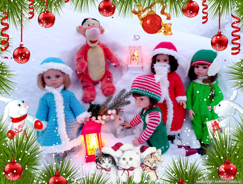 И снова Новый год — Одежда и обувь для кукол своими руками: фото (фото 9)