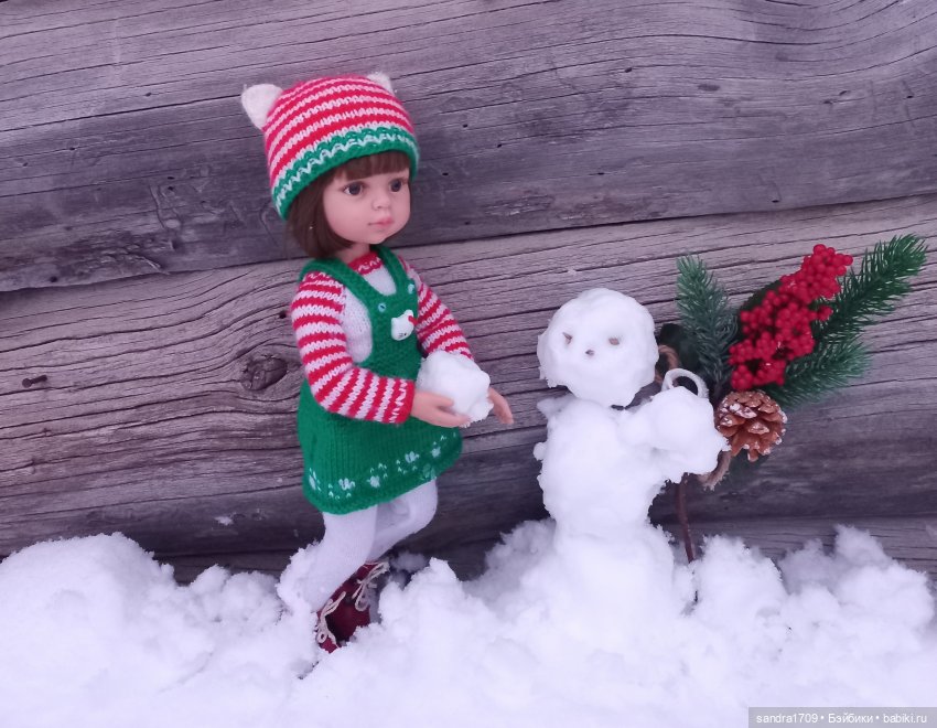 И снова Новый год — Одежда и обувь для кукол своими руками: фото (фото 4)