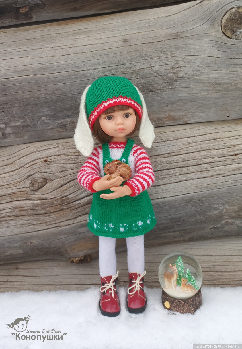 И снова Новый год — Одежда и обувь для кукол своими руками: фото (фото 5)