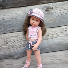 Летний комплект для куклы Ллоренс ростом 42 см