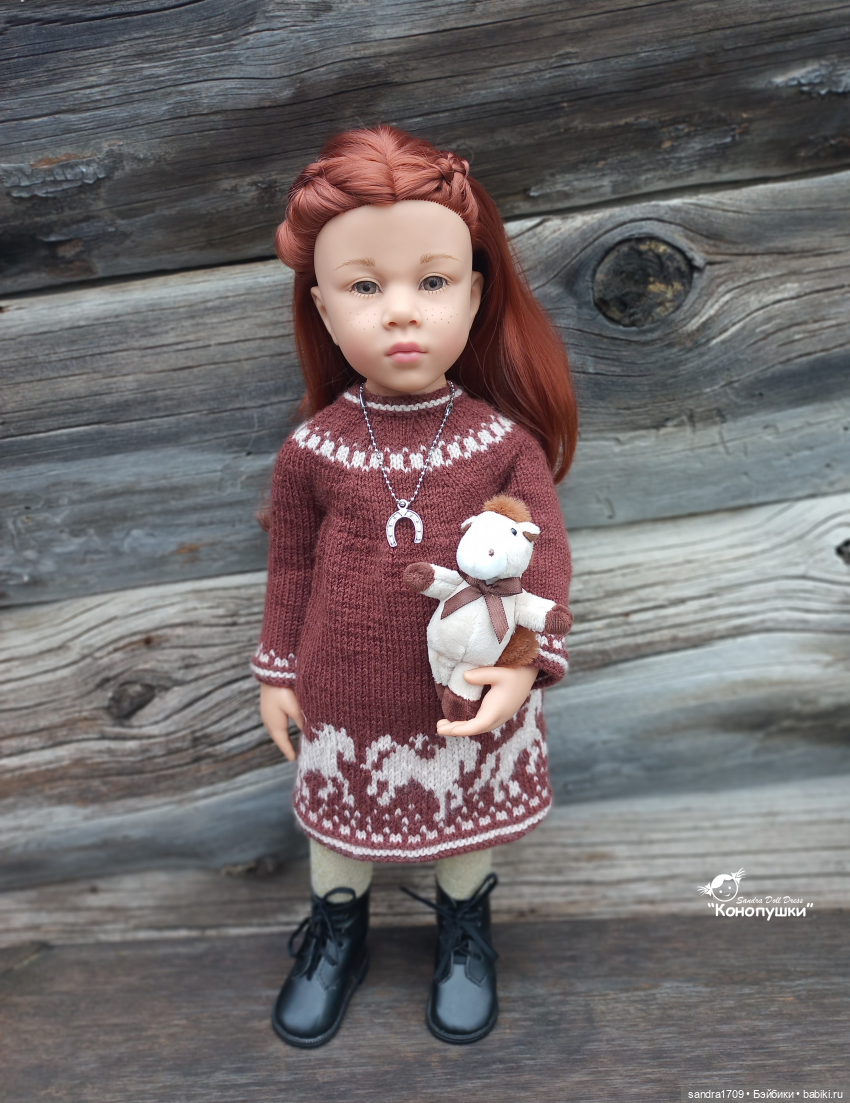 Платья для кукол с символом наступающего года (фото 3)