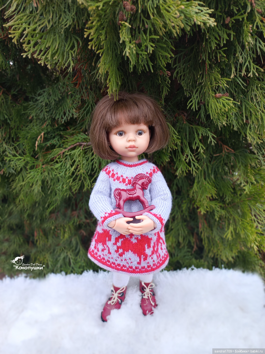 Платья для кукол с символом наступающего года (фото 5)