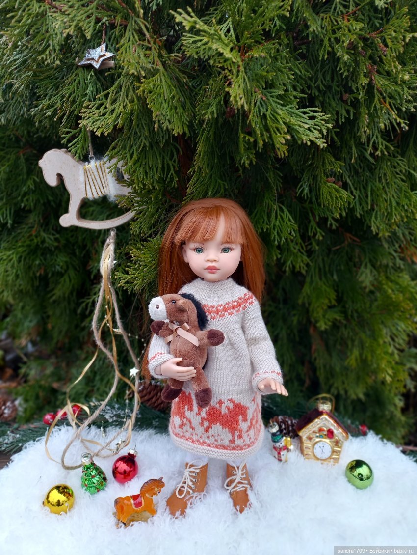 Платья для кукол с символом наступающего года (фото 4)