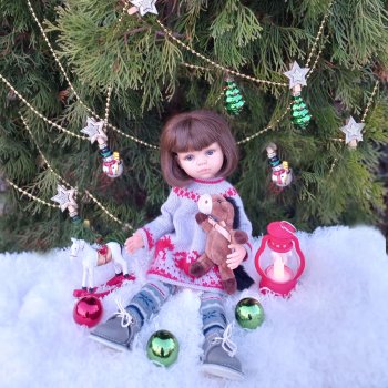 Платья для кукол с символом наступающего года.