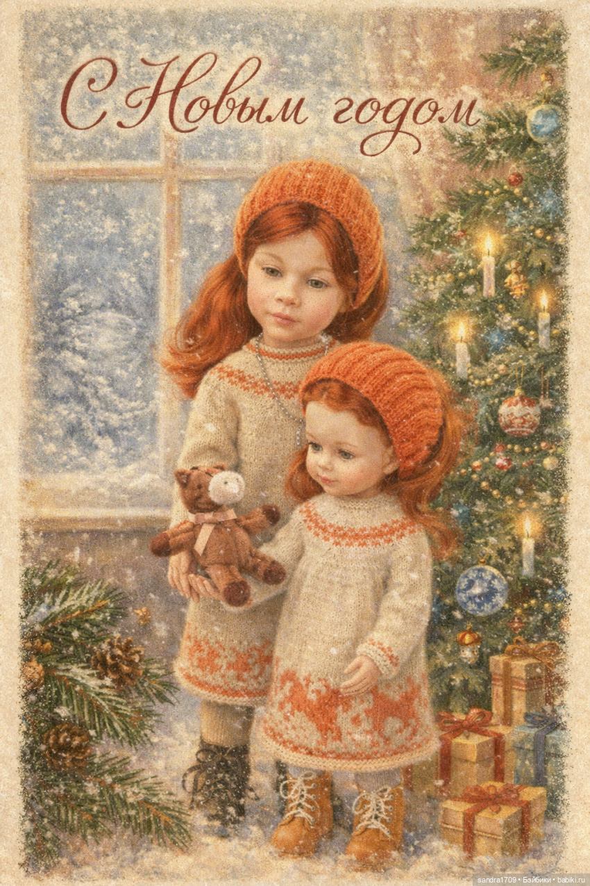 С Новым Годом — Одежда и обувь для кукол своими руками: фото