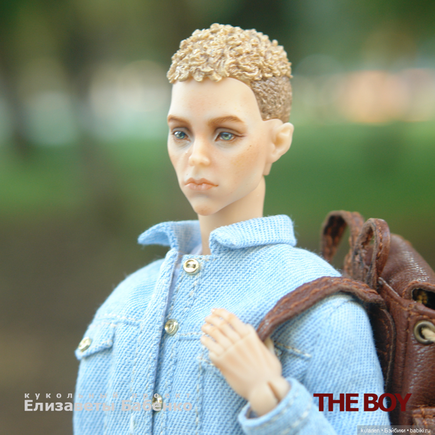 Мальчик Алеша (25 см росту) и солнечные деньки. Авторская кукла KCDoll (фото 2)