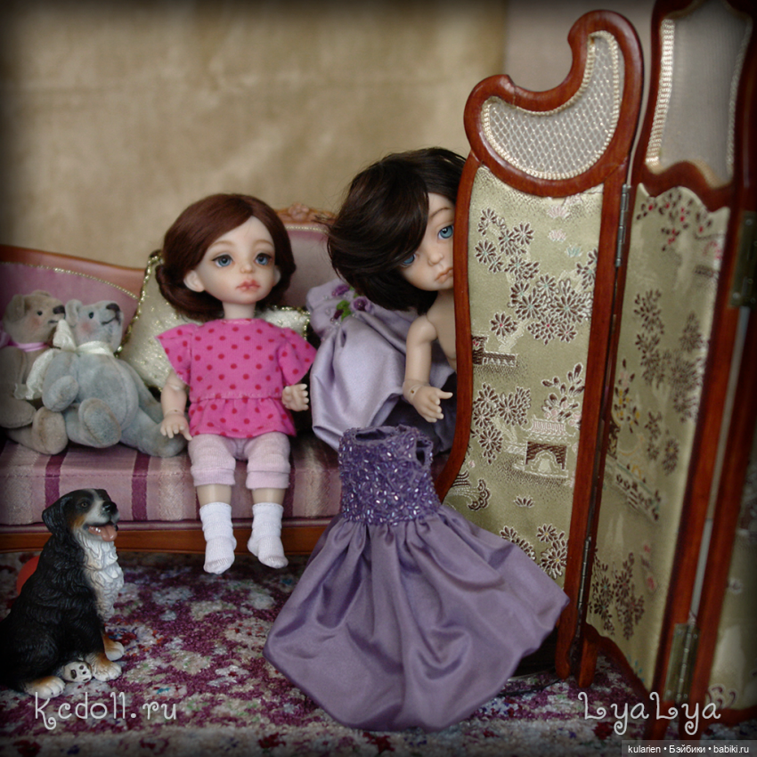 Как малышка Ляля (16 см) и ее сестричка к празднику наряжались (фото 7)