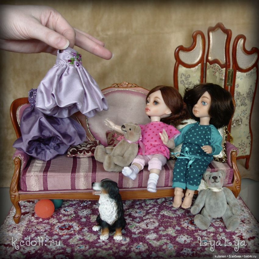 Как малышка Ляля (16 см) и ее сестричка к празднику наряжались (фото 6)