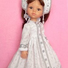 Костюм Снегурочки для Паола Рейна