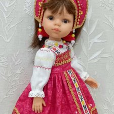 Костюм в русском стиле для Паолы