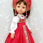 Русский народный костюм  для Паолы Рейна