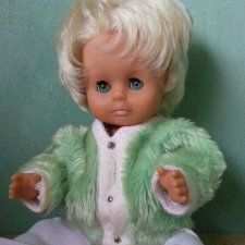 Кукла - пупс ГДР в родной одежде