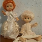 Очаровательные куклы - невесты Ташигрушка. Цена за обе!