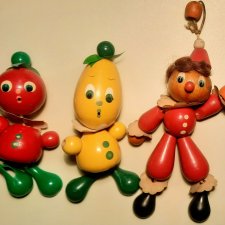 Перетяжка деревянных игрушек