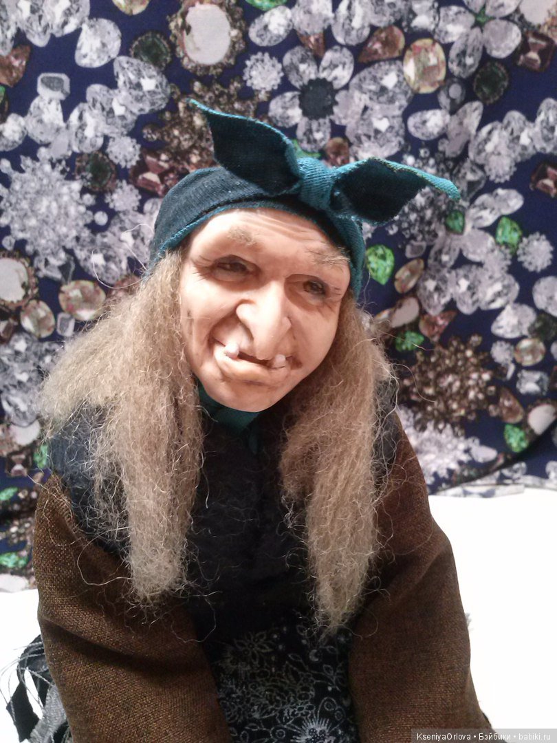 Баба-Яга — Лепка авторских кукол: полимерная глина (фото 3)