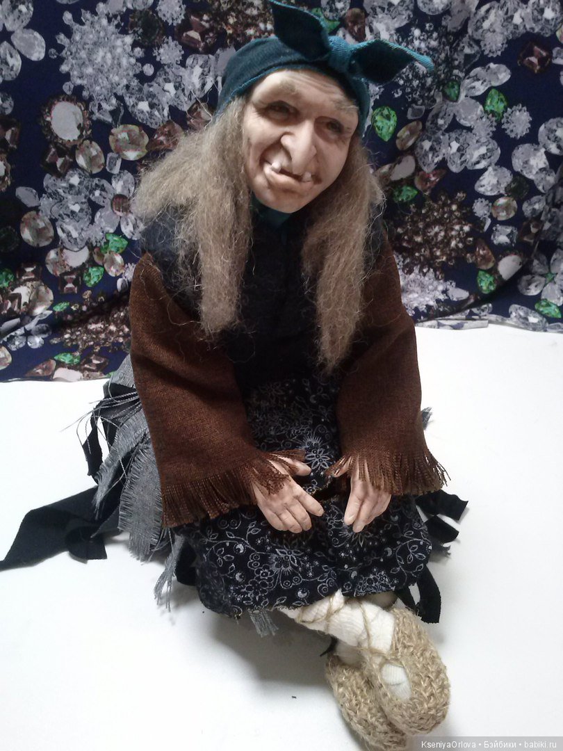 Баба-Яга — Лепка авторских кукол: полимерная глина (фото 5)