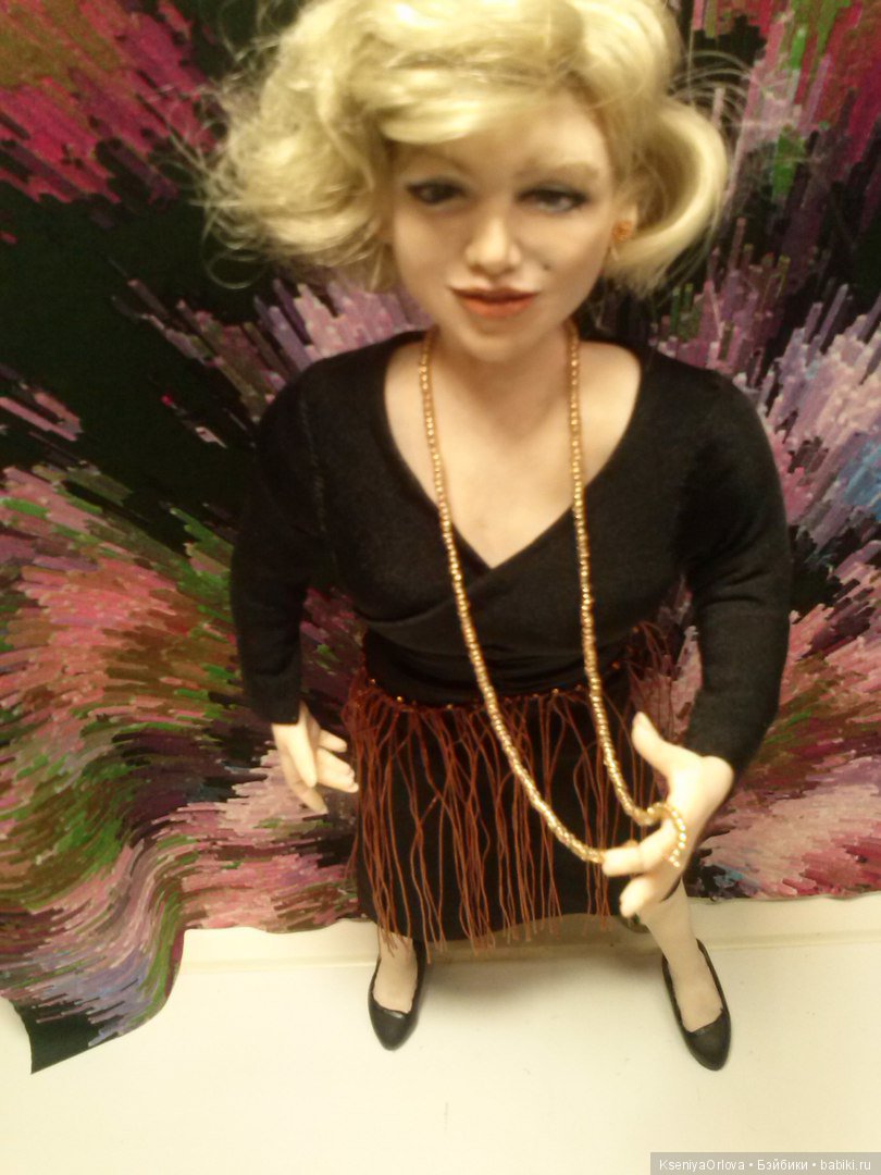 Кукла Мэрилин — Авторские портретные куклы по фото: галерея работ (фото 3)