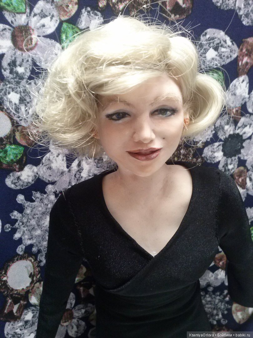Кукла Мэрилин — Авторские портретные куклы по фото: галерея работ