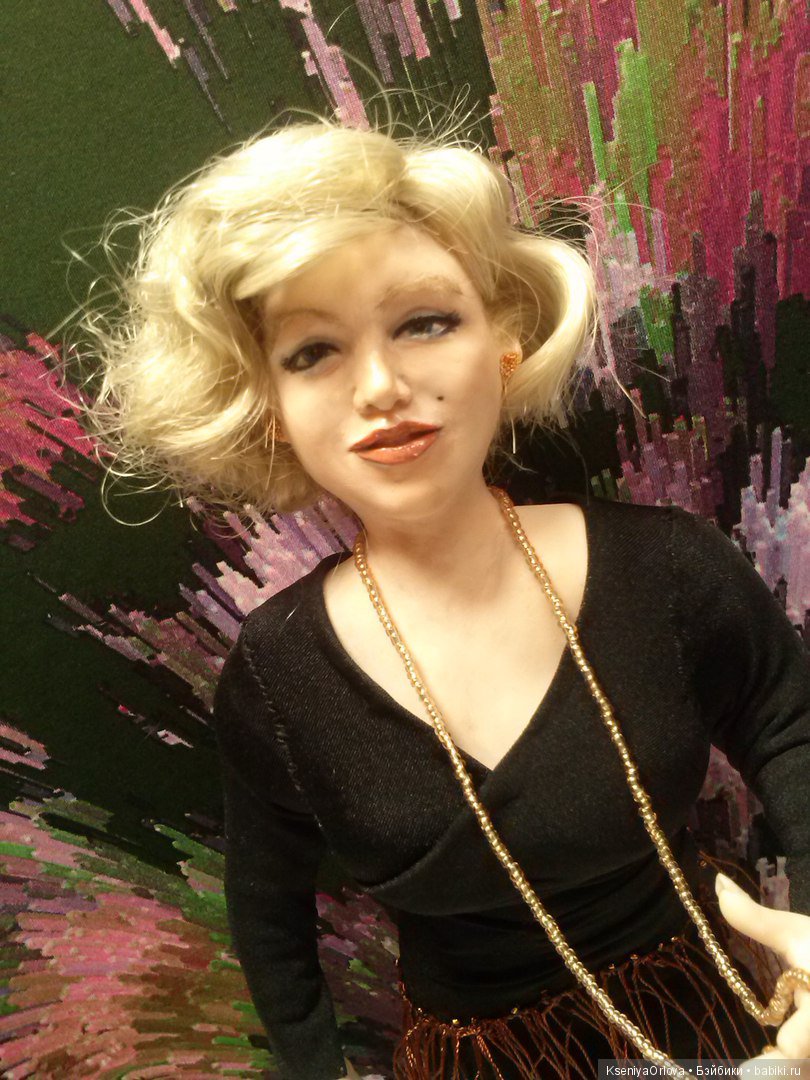 Кукла Мэрилин — Авторские портретные куклы по фото: галерея работ (фото 2)