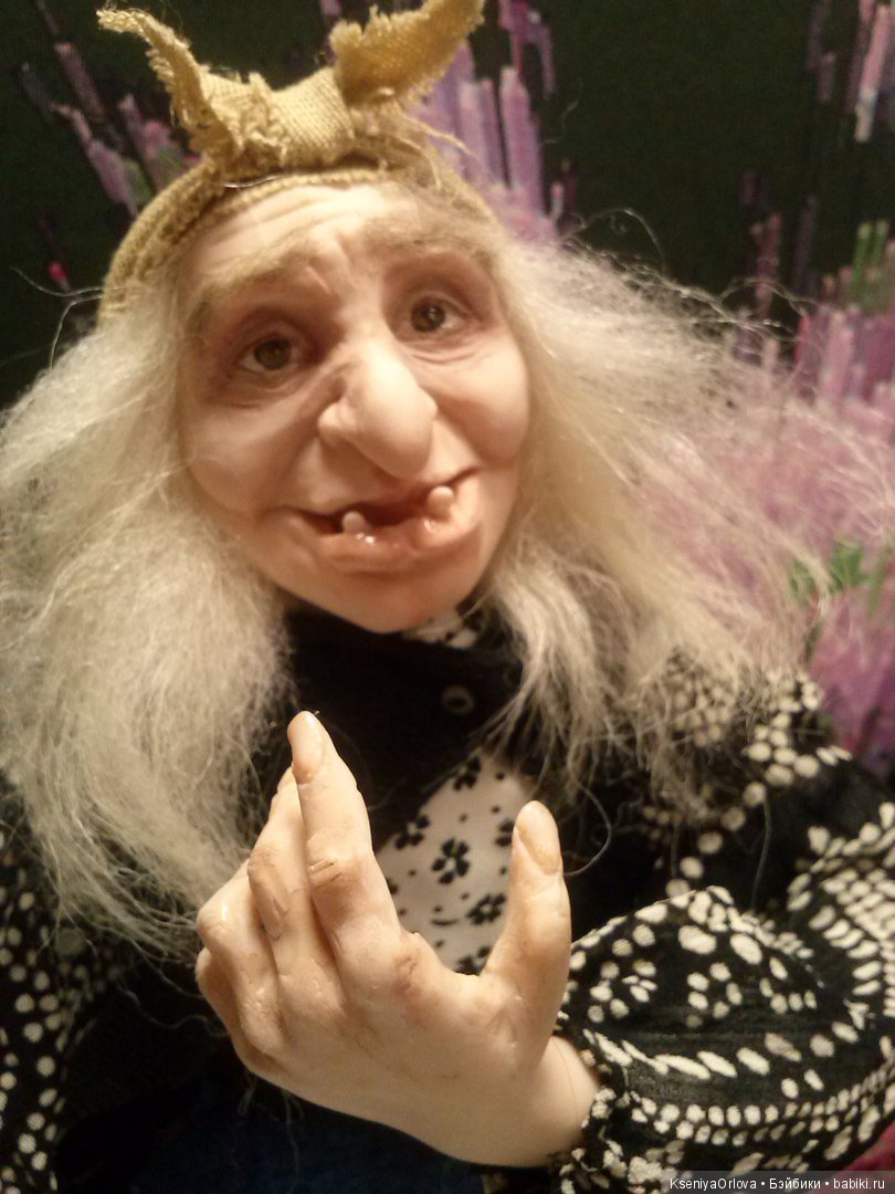 Баба Яга — Авторские куклы ручной работы: текстильные (фото 3)