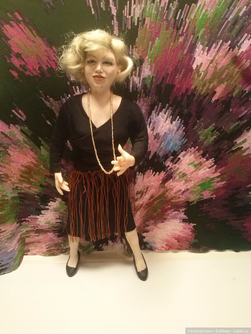 Кукла Мэрилин — Авторские портретные куклы по фото: галерея работ (фото 6)