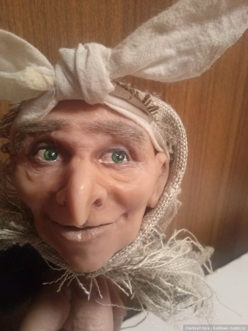 Авторская кукла Баба-Яга — Лепка авторских кукол: полимерная глина (фото 4)