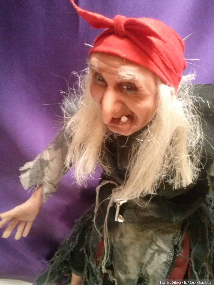 Баба-Яга — Лепка авторских кукол: полимерная глина (фото 3)