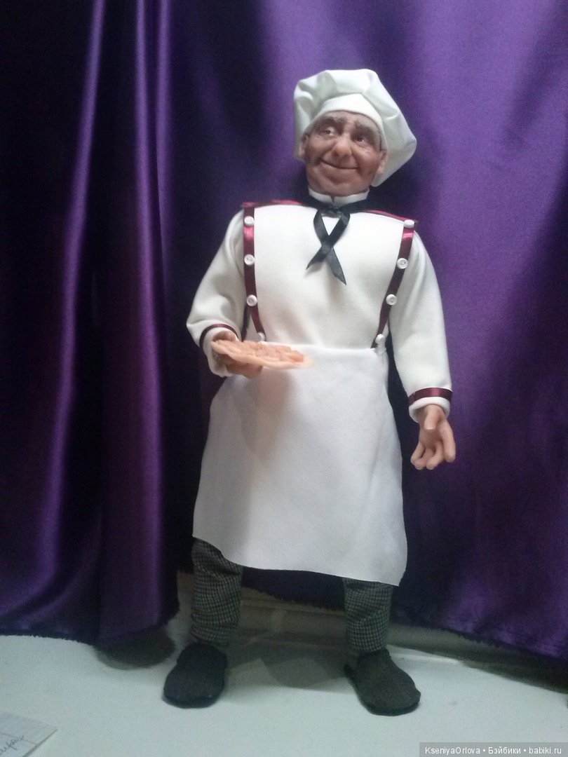 Шеф-повар — Лепка авторских кукол: полимерная глина (фото 3)