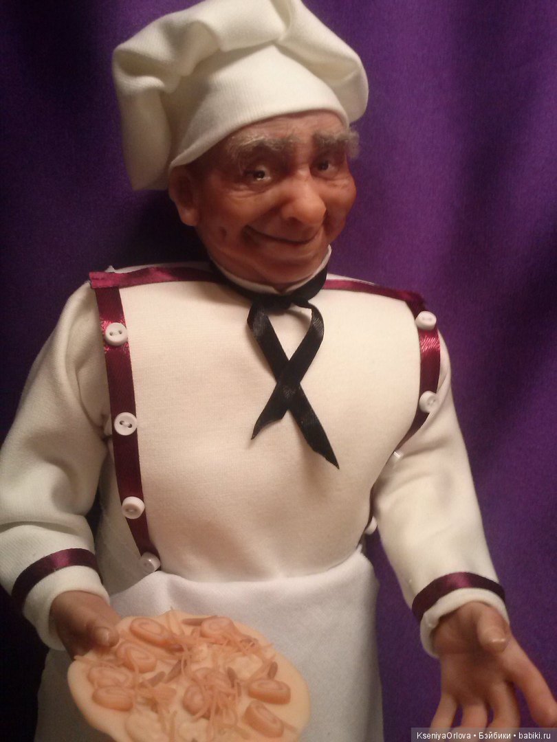 Шеф-повар — Лепка авторских кукол: полимерная глина