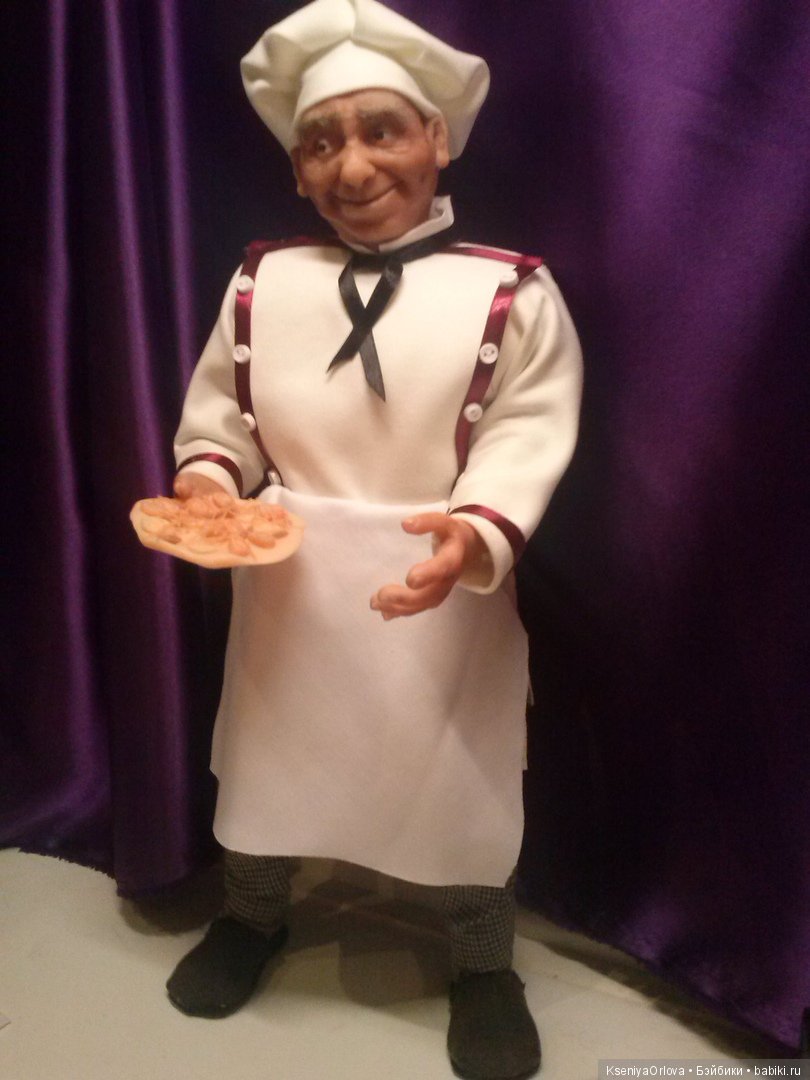 Шеф-повар — Лепка авторских кукол: полимерная глина (фото 2)