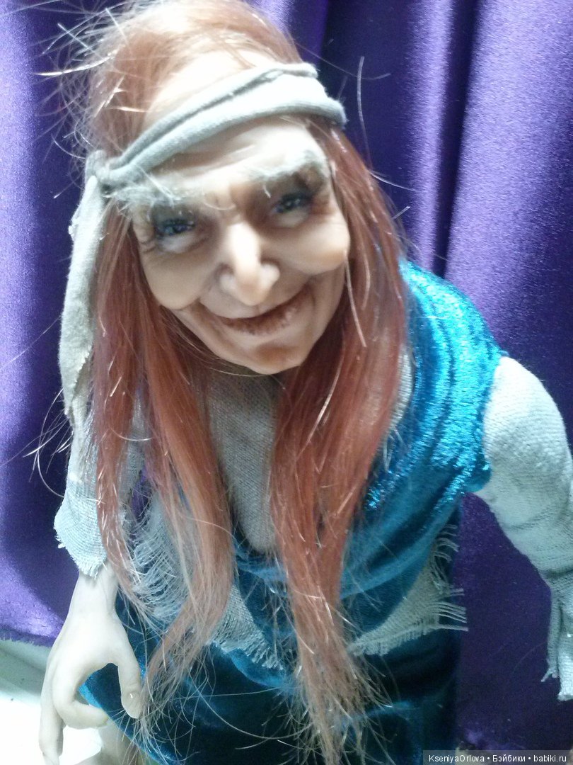 Баба-Яга — Авторские куклы ручной работы: текстильные