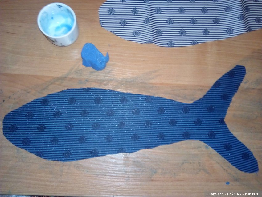 Еще немного о китах — Текстильные игрушки и примитивы: кофейные (фото 8)