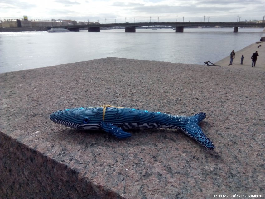 Еще немного о китах — Текстильные игрушки и примитивы: кофейные (фото 5)